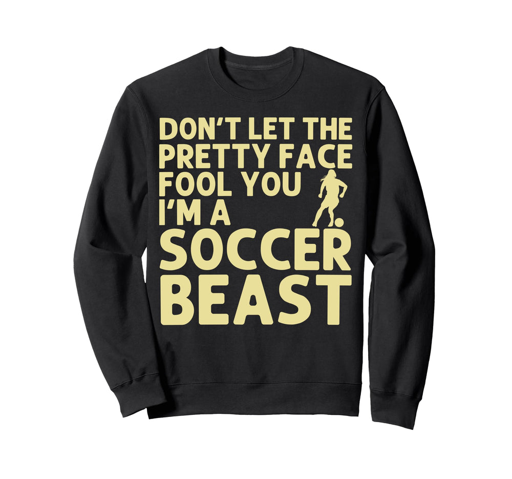 Soccer Art Teen Goalie Soccer Sweatshirt - Casual Everyday Wear Unisex