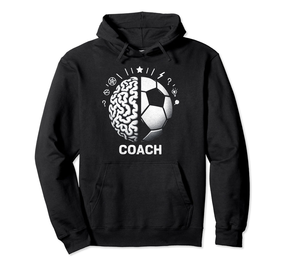 Soccer Coach Training Coaching Hoodie - Casual Everyday Wear Unisex