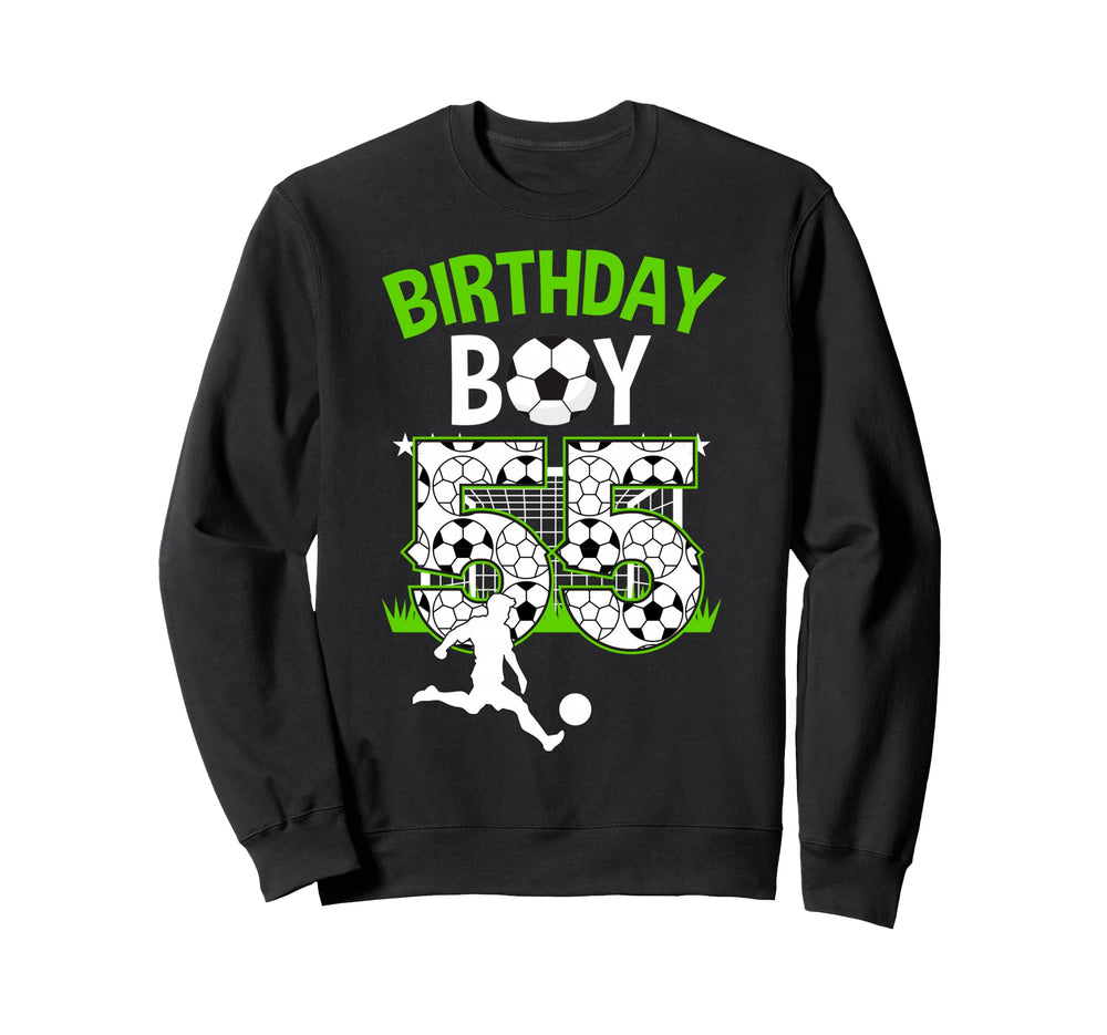 Birthday Soccer 55 Year Old Who Loves Sweatshirt - Streetwear Style Unisex