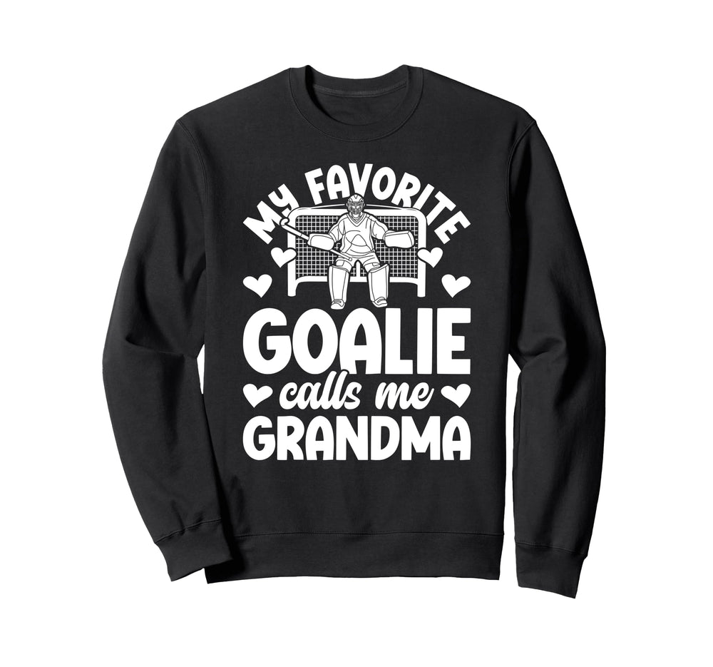 Field Hockey Goalie Grandma Field Sweatshirt - Unique Graphic Men Women