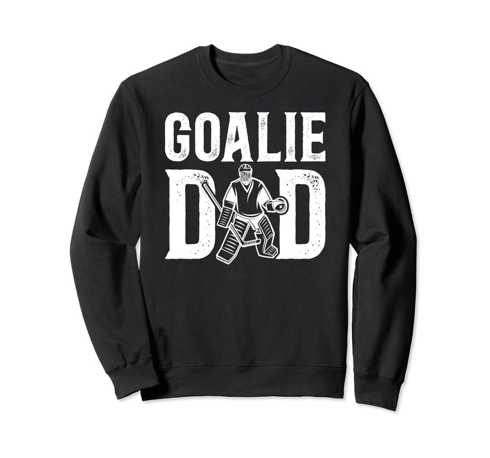 Ice Hockey Goalie Dad Ice Hockey Sweatshirt - Custom Art Print Men Women