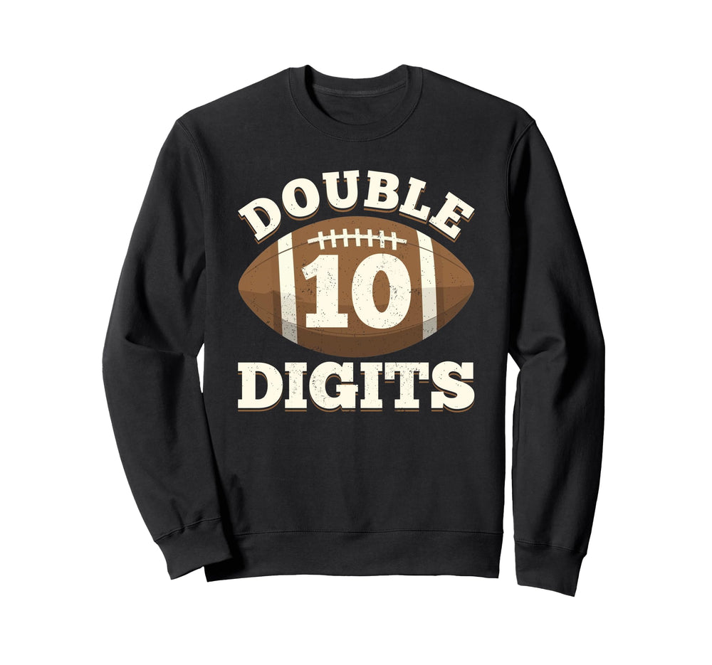 Double Digits Birthday Decorations Sweatshirt - Unique Graphic Men Women