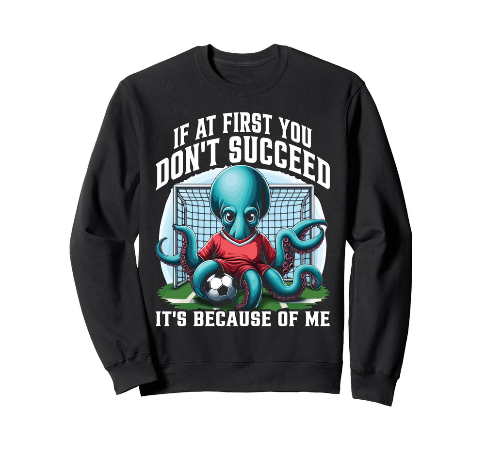 Goalkeeper Octopus Soccer Goalie Sweatshirt - Custom Art Print Men Women