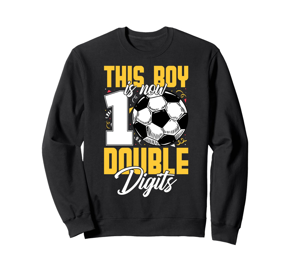 This Now 10 Double Digits Soccer 10 Sweatshirt - Graphic Print for Adults