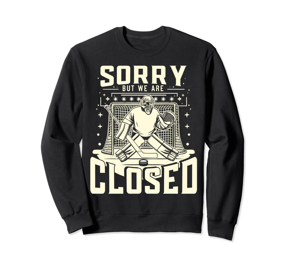Goalie Goalkeeper Ice Hockey Player Sweatshirt - Unique Graphic for Adults