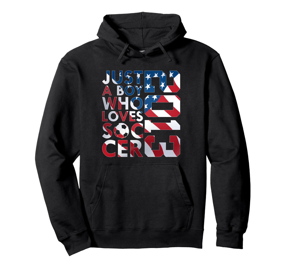 2013 Just Who Loves Soccer 13Th Birthday Hoodie - Trendy Graphic Men Women