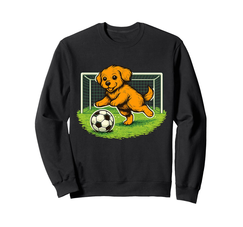 Goalkeeper Puppy Sweatshirt - Graphic Print Unisex