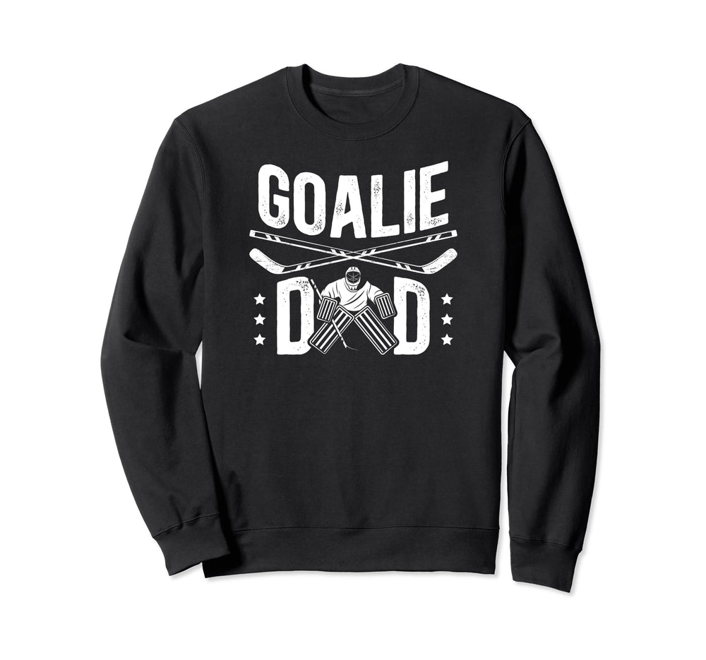 Ice Hockey Goalie Dad Ice Hockey Sweatshirt - Graphic Print Men Women