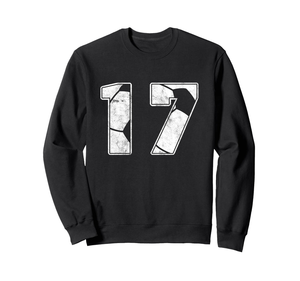 Soccer Player 17Th Birthday Sweatshirt - Trendy Graphic for Adults