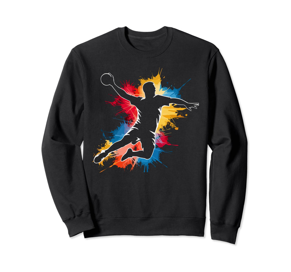 I Love Handball Player Sports Sweatshirt - Aesthetic Graphic Unisex