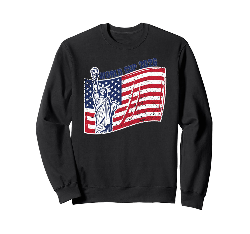 Usa World Football 26 American Sweatshirt - Casual Everyday Wear Unisex