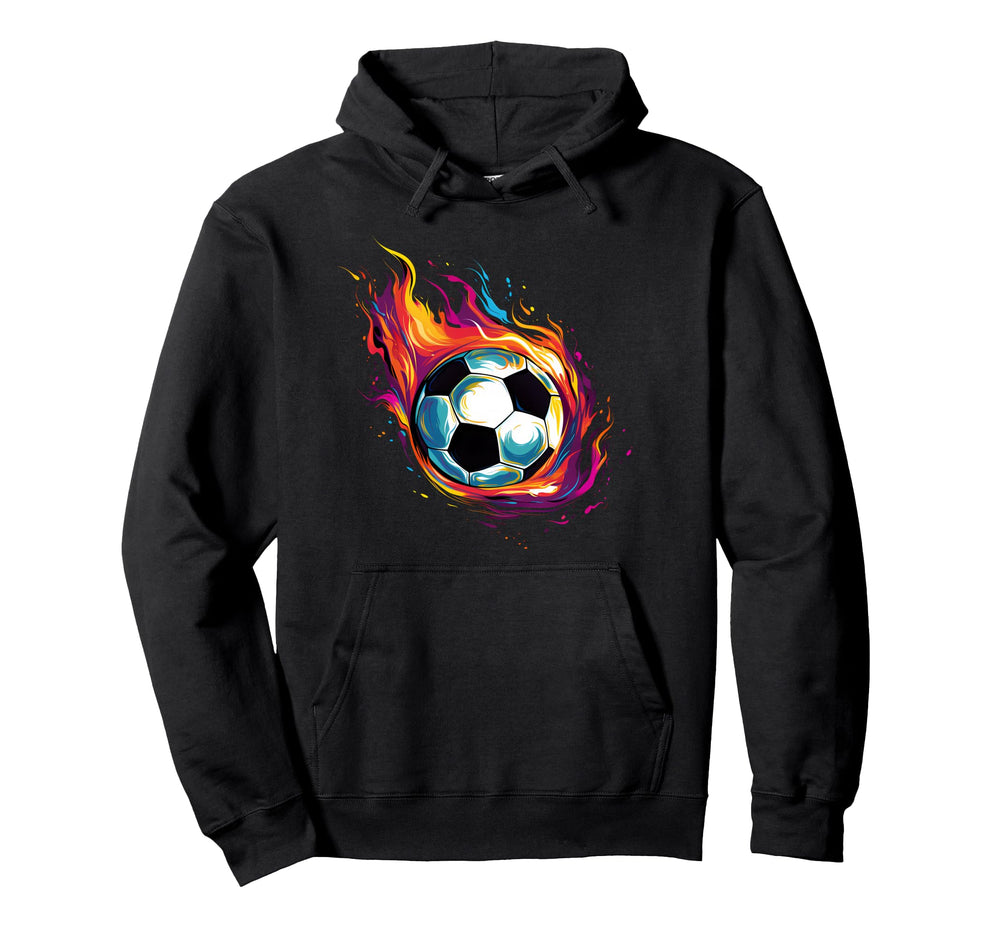 Colorful Soccer Ball Hoodie - Unique Graphic for Adults