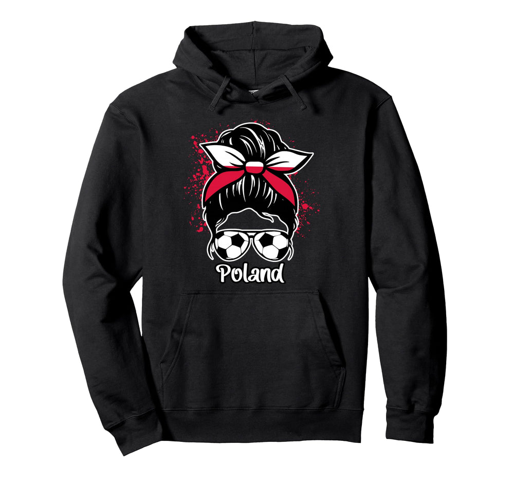 Poland Football Game Player Soccer Hoodie - Aesthetic Graphic for Adults