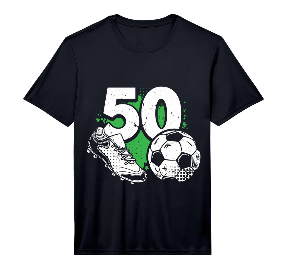 Mens 50Th Birthday Soccer Player T-Shirt - Novelty Apparel Men Women