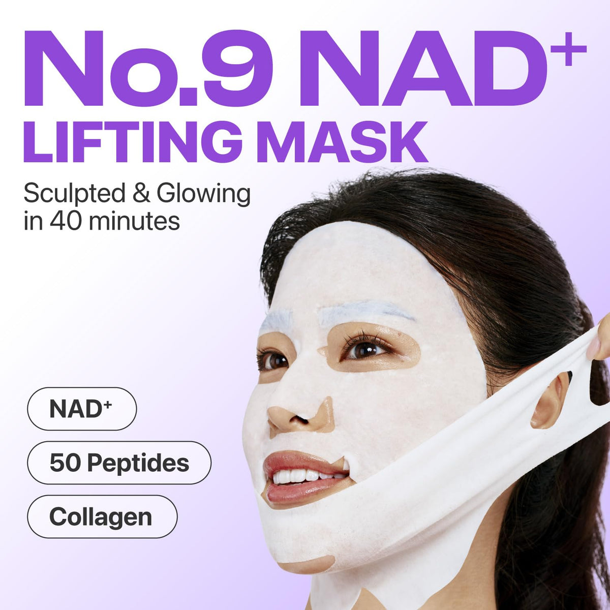 Numbuzin NAD+ BIO Lifting-sil Full Face Mask - Snipetell