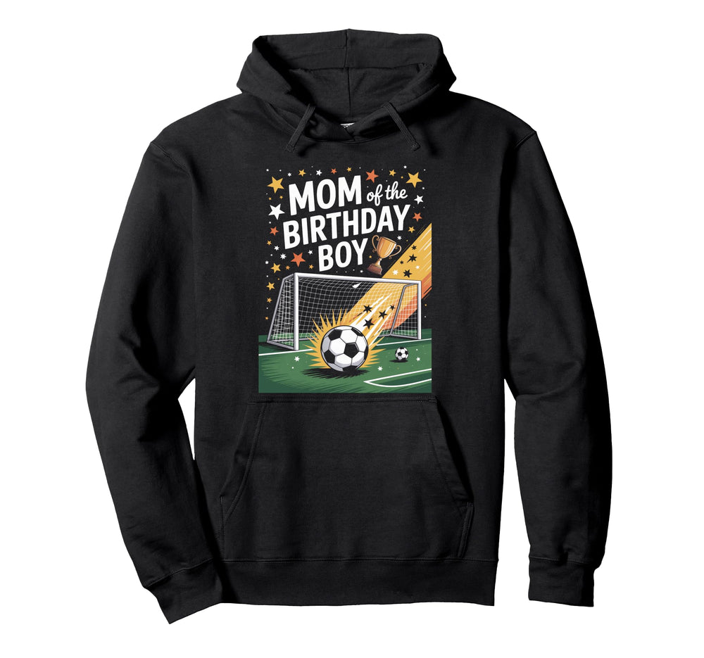 Birthday Mom Soccer Theme Soccer Hoodie - Aesthetic Graphic Men Women