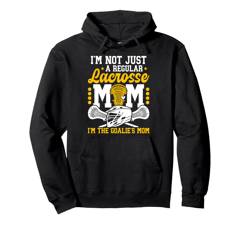 Proud Lacrosse Goalkeeper Mom Hoodie - Custom Art Print for Adults