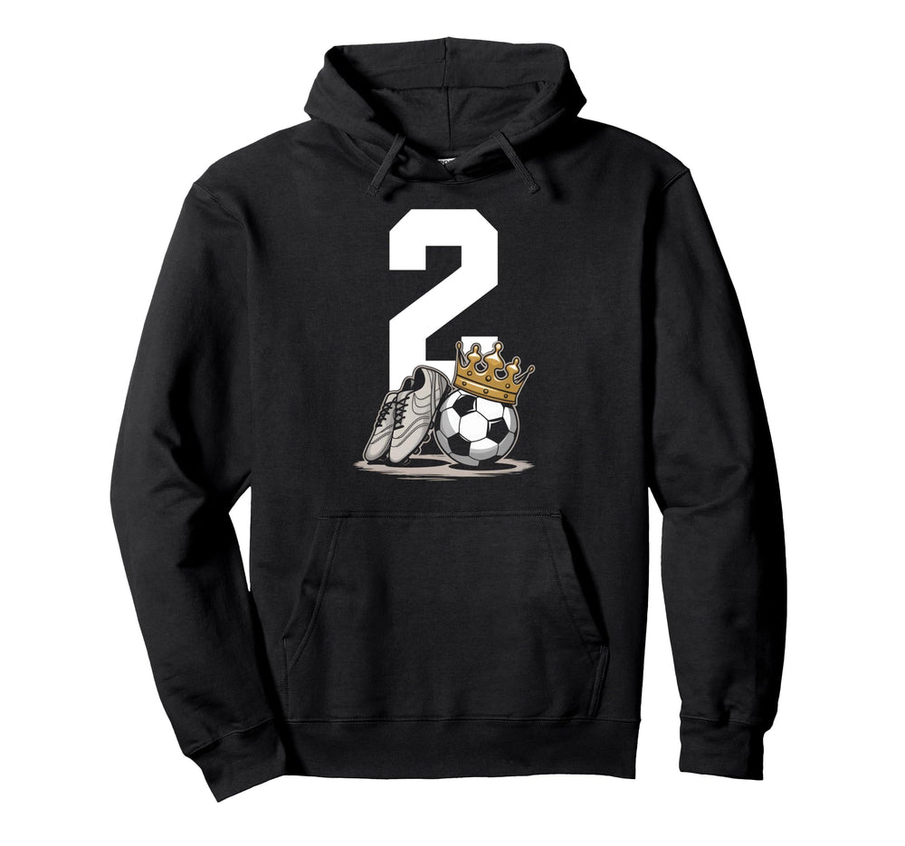 2 Soccer Birthday Gift Soccer Fan Sports Hoodie - Trendy Graphic Men Women