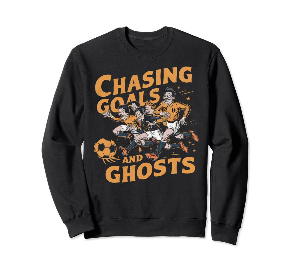 Soccer Halloween Spooky Goalkeeper Sweatshirt - Trendy Graphic Men Women