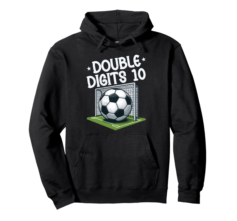 Double Digits Birthday Decoration 10 Hoodie - Streetwear Style for Adults