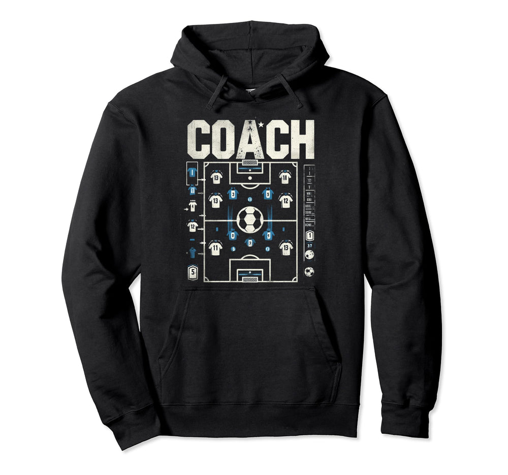 Soccer Coach Training Coaching Football Hoodie - Trendy Graphic Men Women