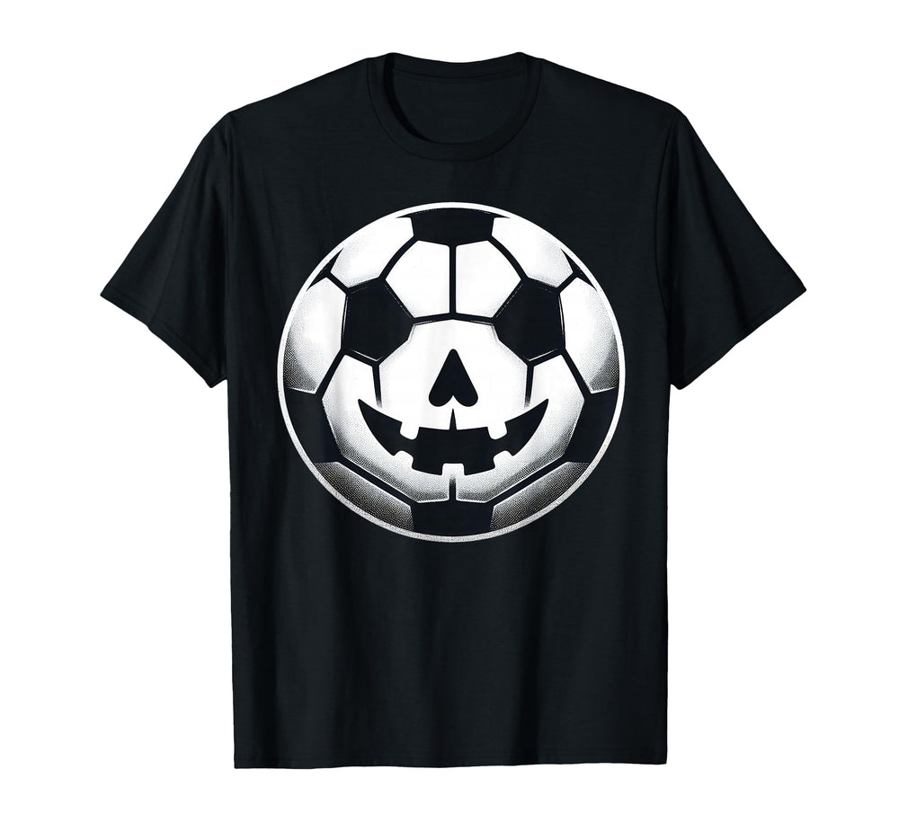Halloween Jack O Lantern Soccer T-Shirt - Aesthetic Graphic for Adults