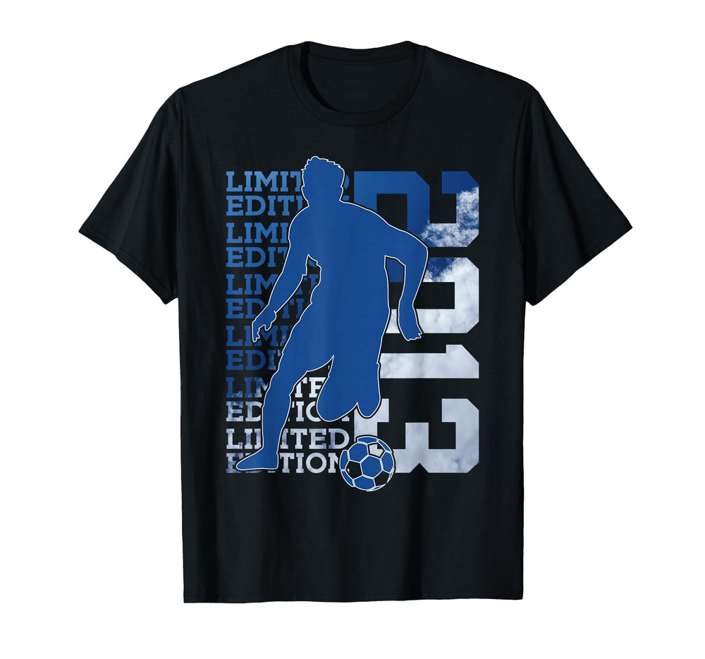 2013 13 Years Soccer 13Th Birthday T-Shirt - Trendy Graphic Men Women