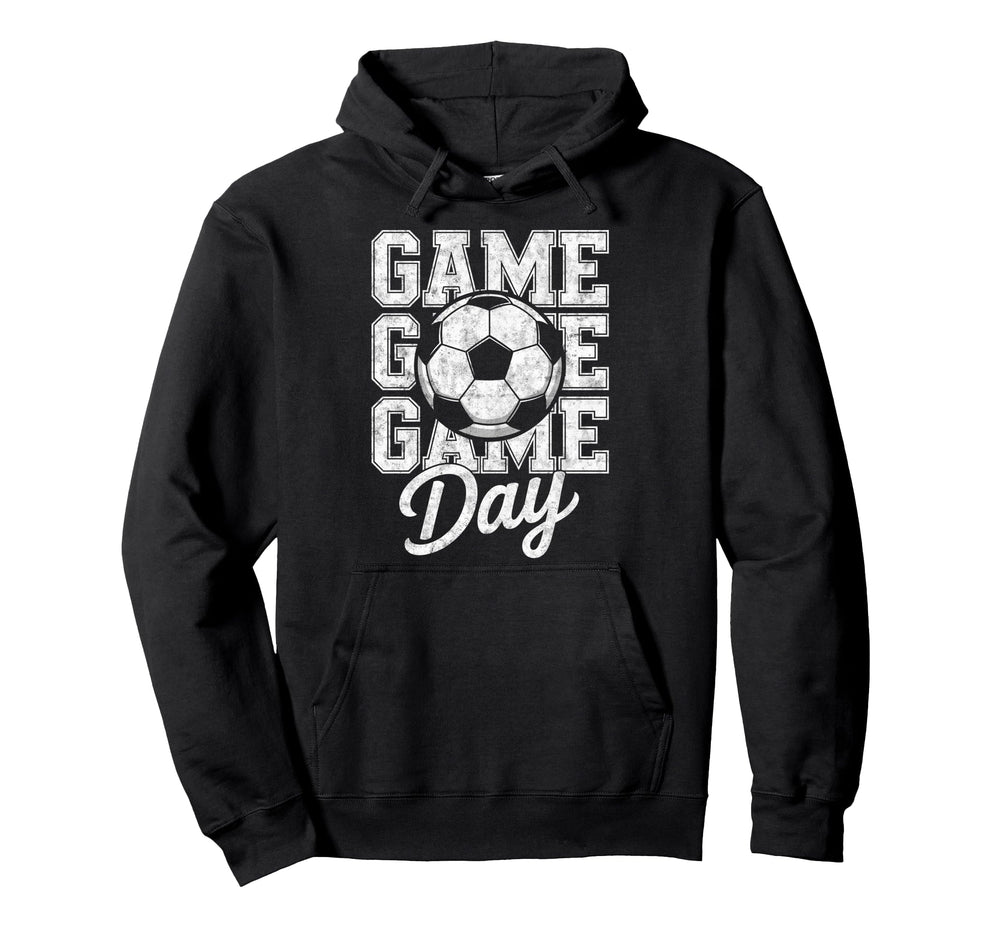 Game Day Soccer Player Fan Footbal Goalie Hoodie - Minimalist Print Unisex