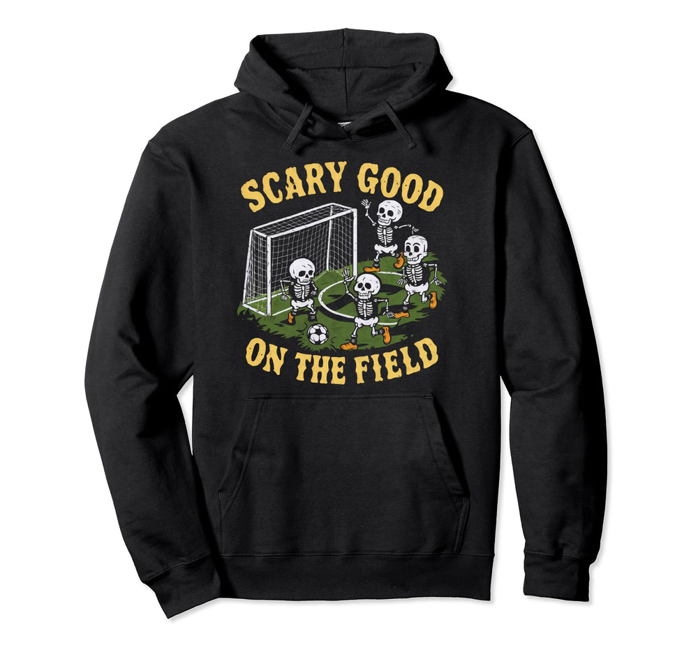 Soccer Halloween Spooky Goalkeeper Hoodie - Casual Everyday Wear Unisex