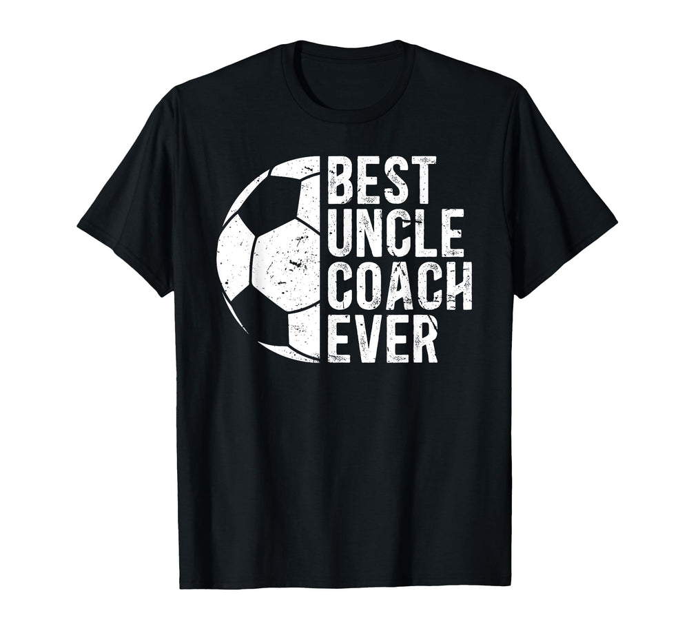 Best Uncle Coach Soccer Uncle Soccer T-Shirt - Unique Graphic Unisex