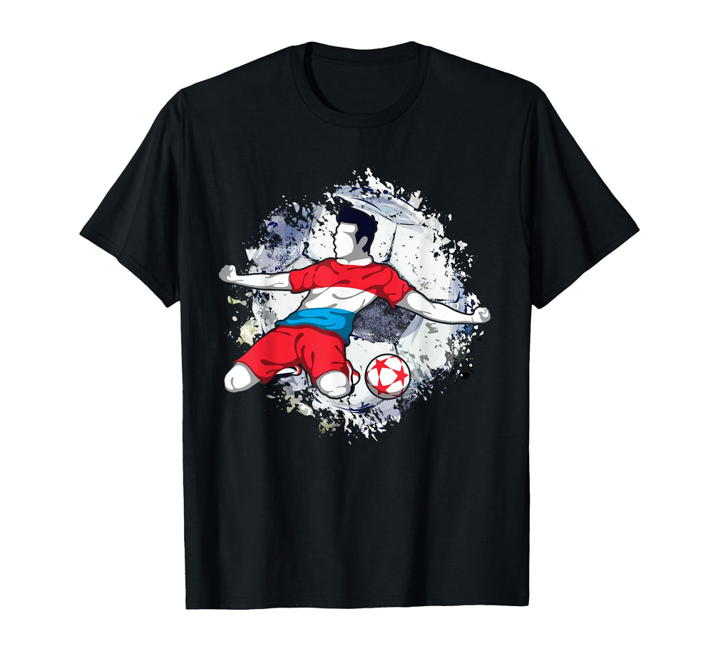 Luxembourg Soccer Proud National Flag T-Shirt - Streetwear Style Unisex