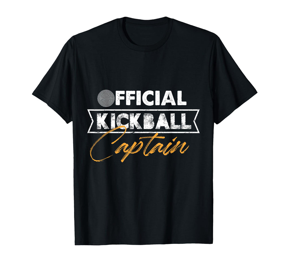 Kickball Captain Soccer Baseball T-Shirt - Casual Everyday Wear Unisex