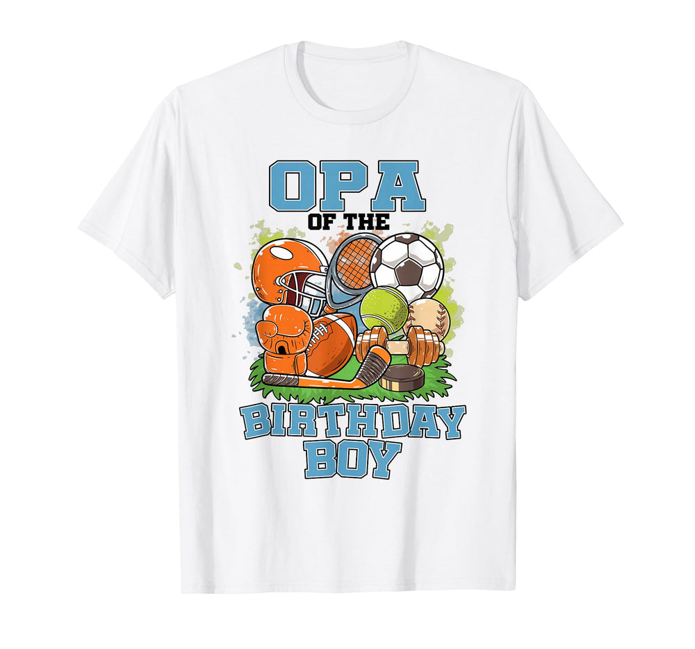 All Star Opa Birthday Basketball Soccer T-Shirt - Novelty Apparel Unisex