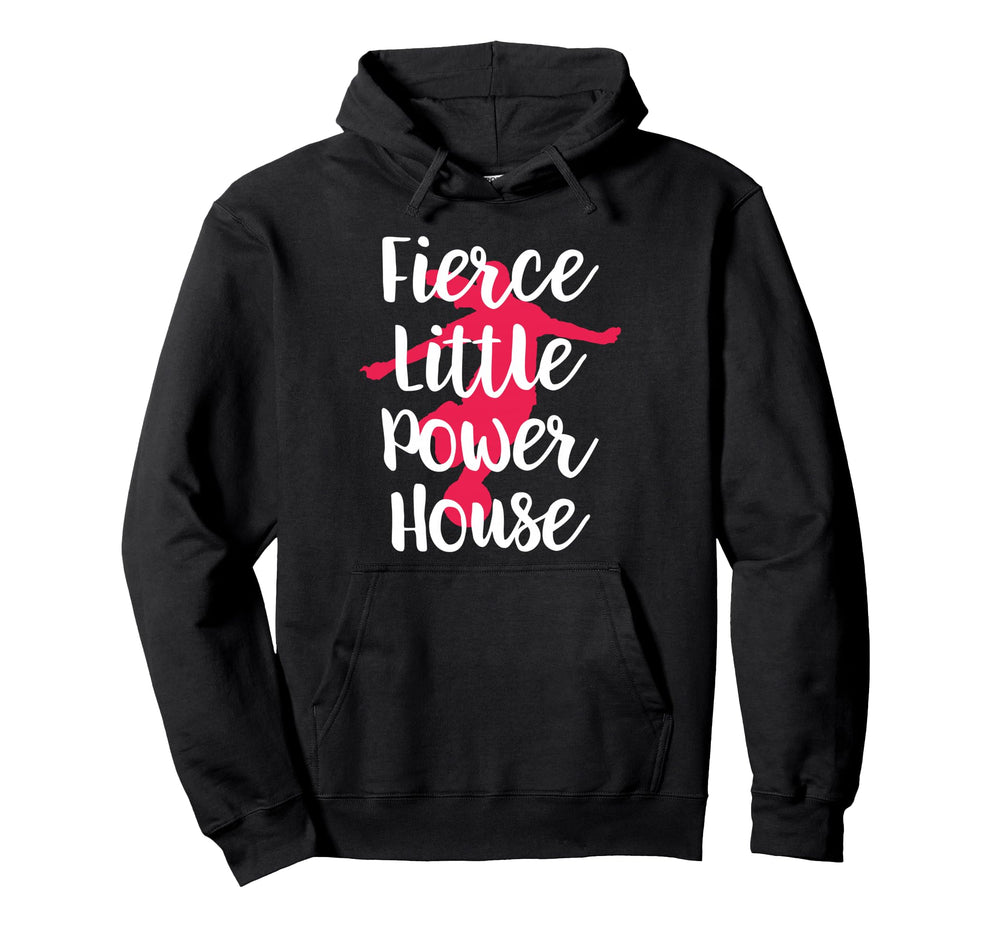 Fierce Little Power House Funny Soccer Hoodie - Custom Art Print Unisex