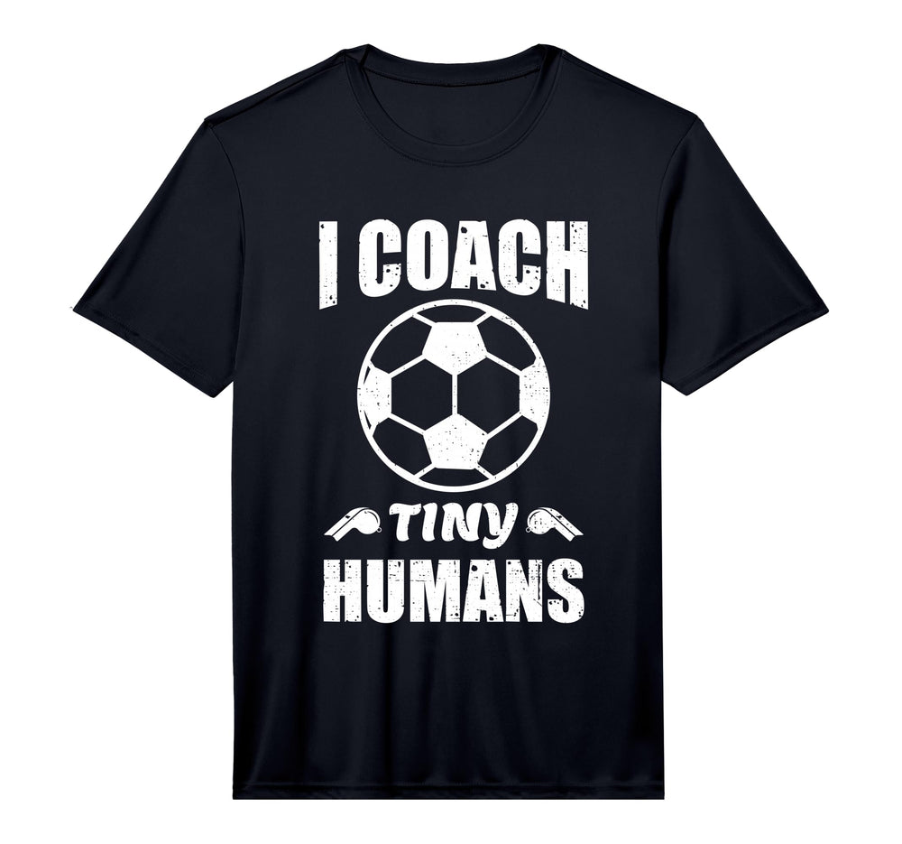I Coach Tiny Humans Soccer Ball Fun T-Shirt - Custom Art Print Men Women