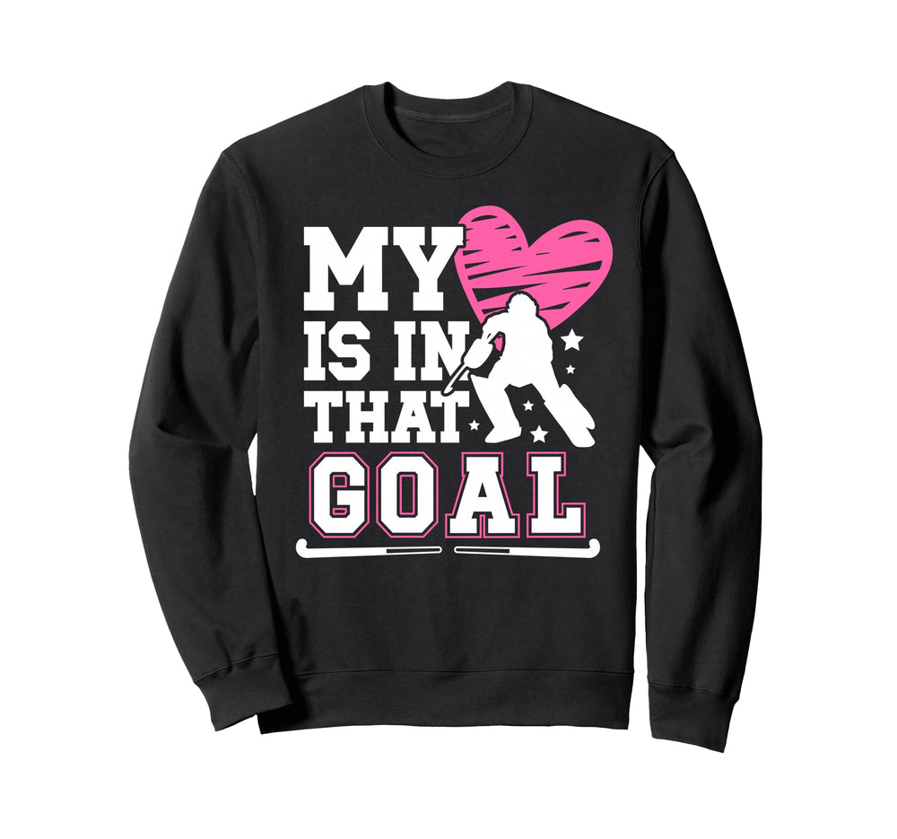 Proud Field Hockey Goalkeeper Mom Sweatshirt - Minimalist Print Men Women