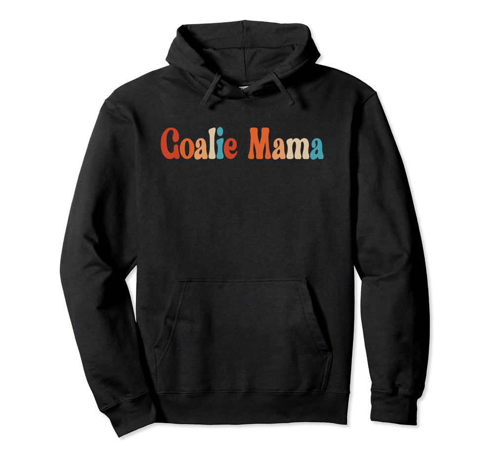 Goalie Mama Goalie Mom Lacrosse Hoodie - Minimalist Print for Adults
