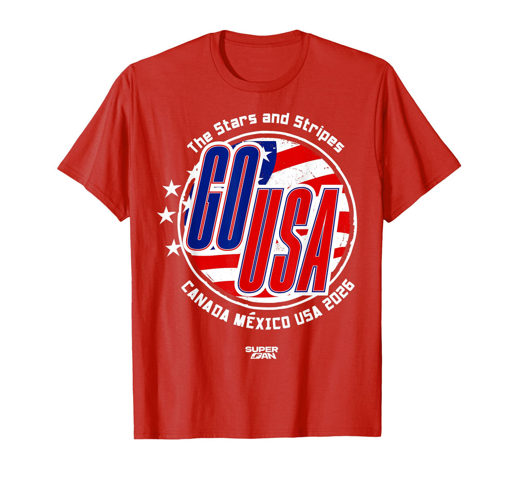 2026 Usa Soccer Fan World Cup T-Shirt - Graphic Print for Adults