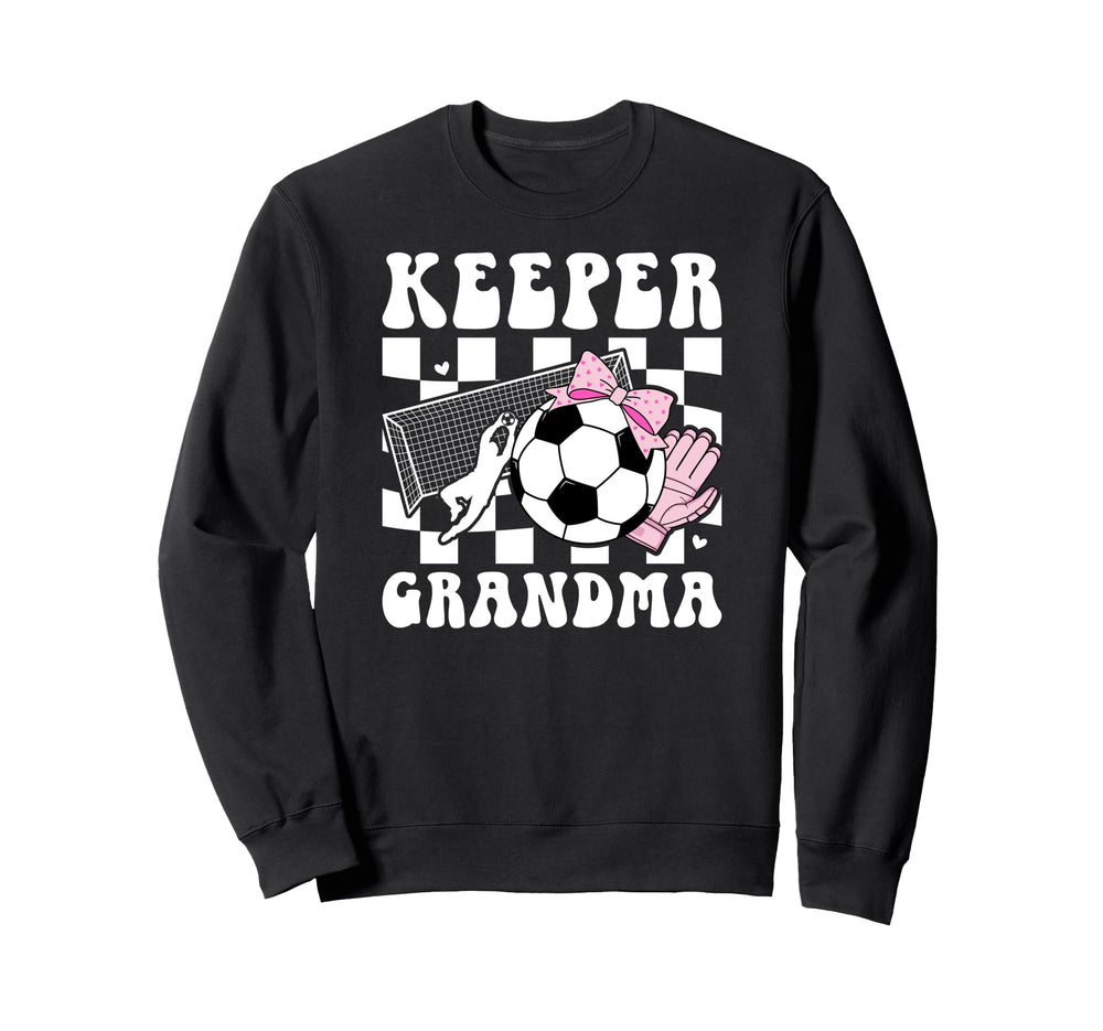 Groovy Soccer Keeper Grandma Sweatshirt - Streetwear Style Men Women