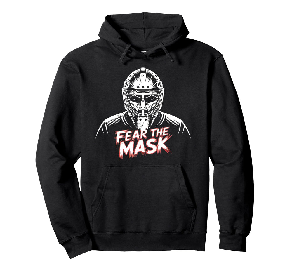 Hockey Player Halloween Penalty Box Hoodie - Minimalist Print for Adults