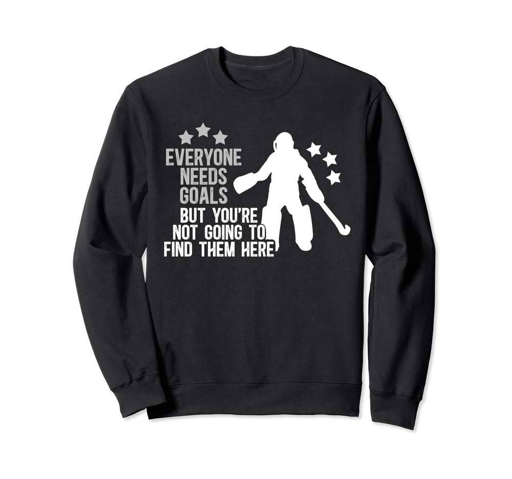 Field Hockey Keeper Funny Field Sweatshirt - Graphic Print Men Women