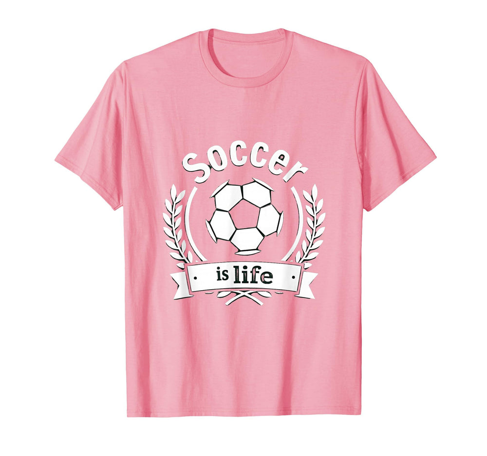 Soccer Is Life Bold True Fans T-Shirt - Custom Art Print Unisex