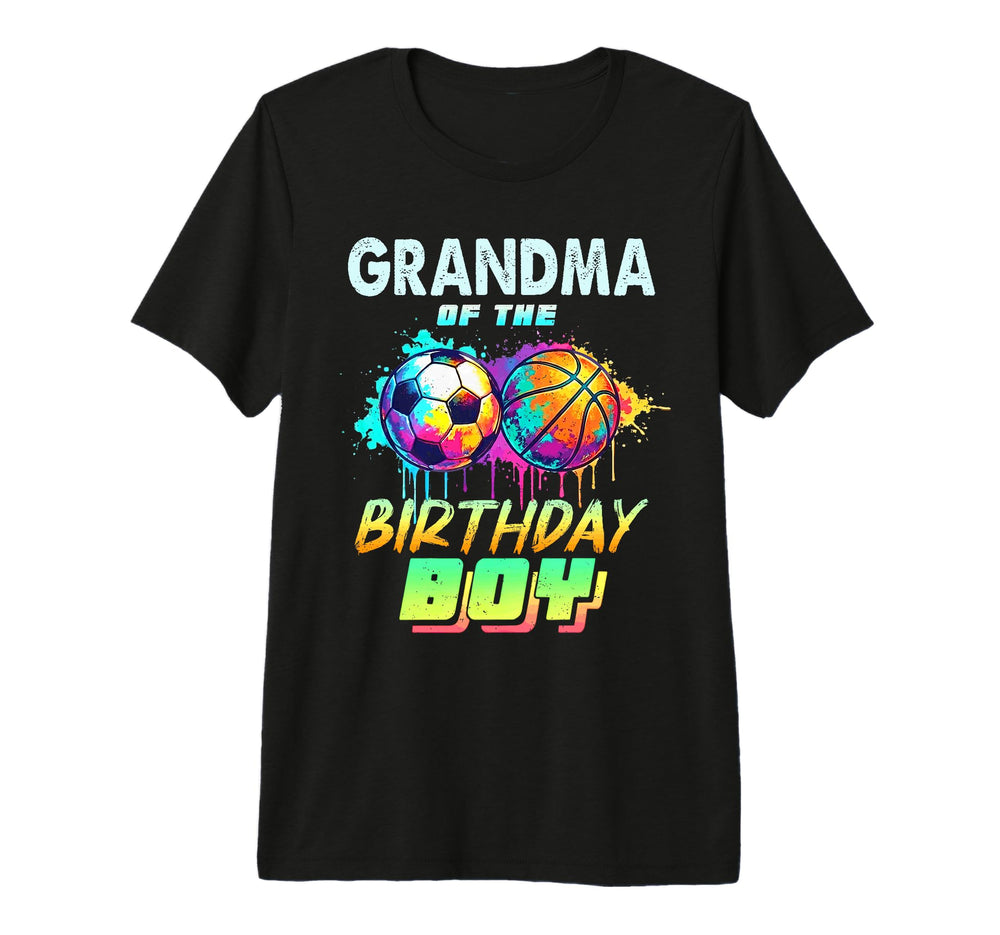 Grandma Birthday Basketball Soccer T-Shirt - Streetwear Style Men Women