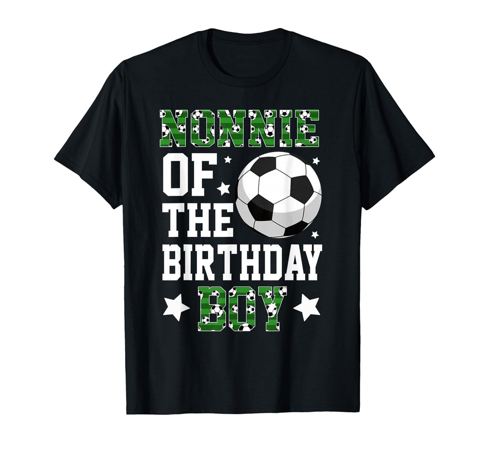 Nonnie Birthday Soccer Family Matching T-Shirt - Unique Graphic Men Women