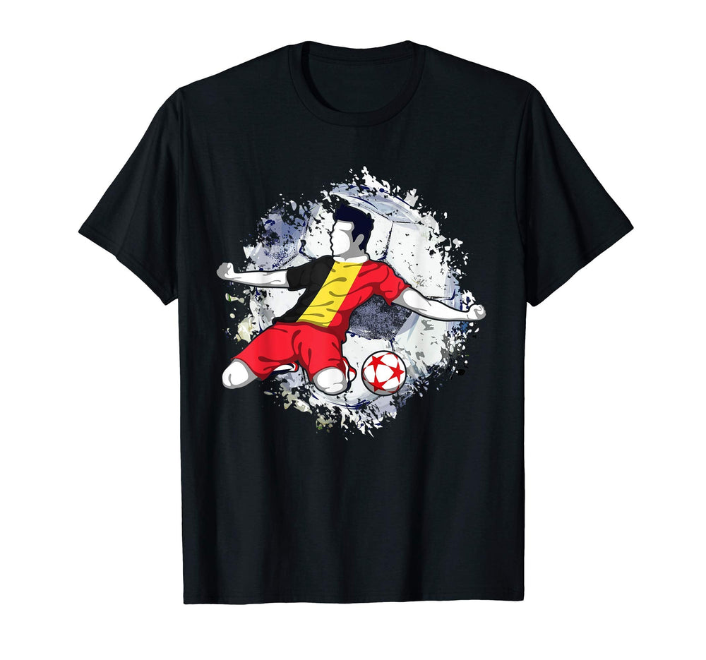 Belgium Soccer Belgian National Flag T-Shirt - Minimalist Print Men Women