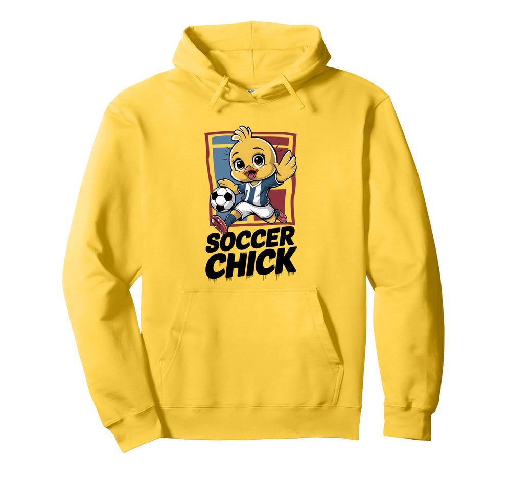 Soccer Chick Soccer Player Soccer Hoodie - Casual Everyday Wear Men Women