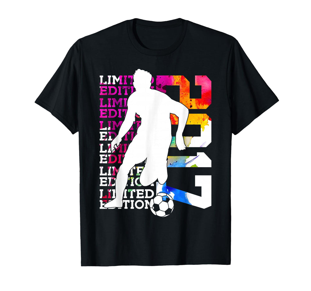 2017 9 Years Soccer 9Th Birthday T-Shirt - Unique Graphic Men Women