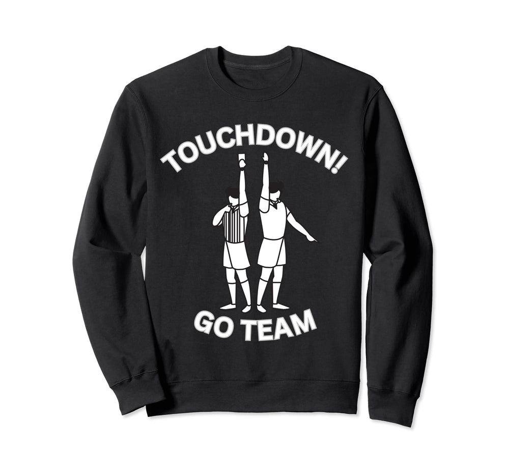 Baseball Soccer Mash Up Touchdown Go Sweatshirt - Minimalist Print Unisex