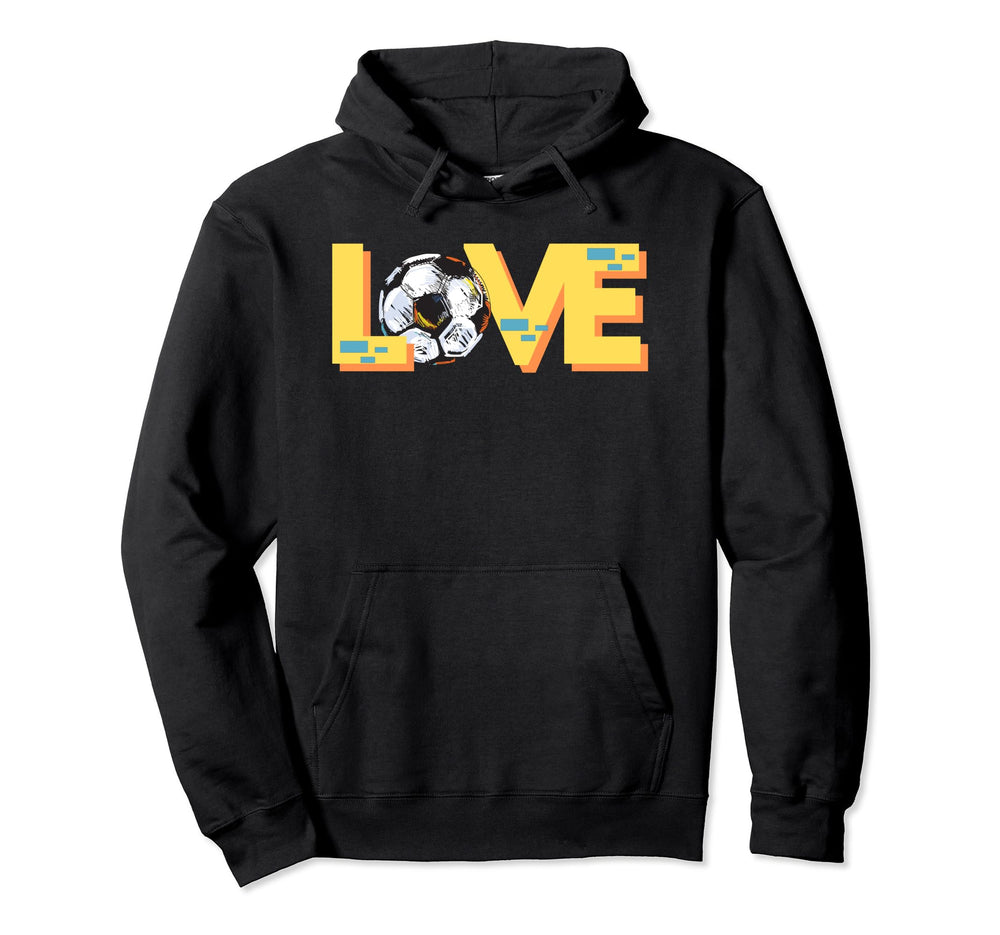Soccer Love Football Player Coach Fan Hoodie - Streetwear Style for Adults