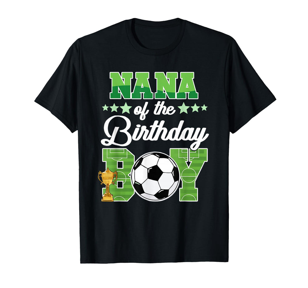 Soccer Nana Birthday Party Soccer Family T-Shirt - Minimalist Print Unisex